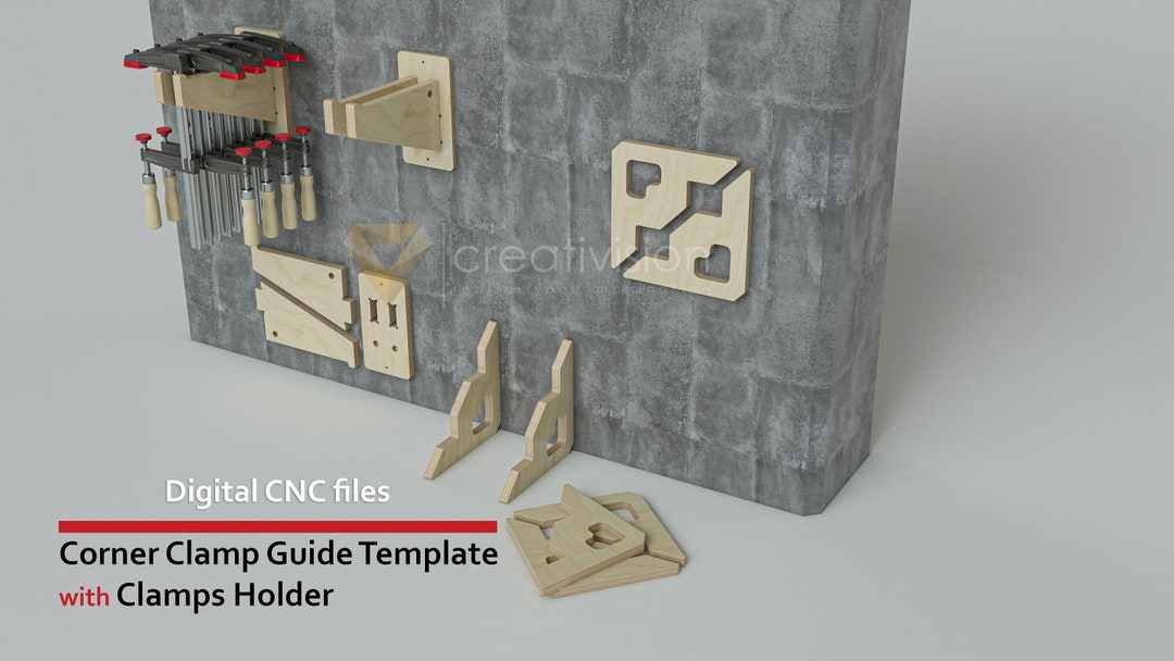 Universal Cnc Corner Clamps Guide, Clamps Holder Template for Carpentry ...