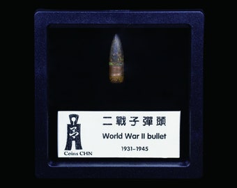 Genuine World War II warheads Civil War Bullet(1931-1945's),suspension display , historical memories