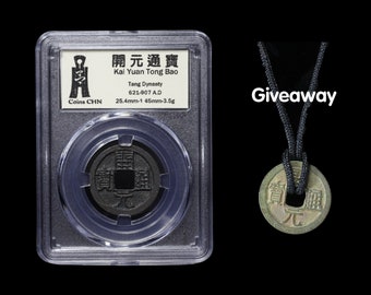 Moedas antigas chinesas antigas China moedas antigas chinesas Kaiyuan Tongbao da Dinastia Tang Moedas chinesas antigas-moedasCHN