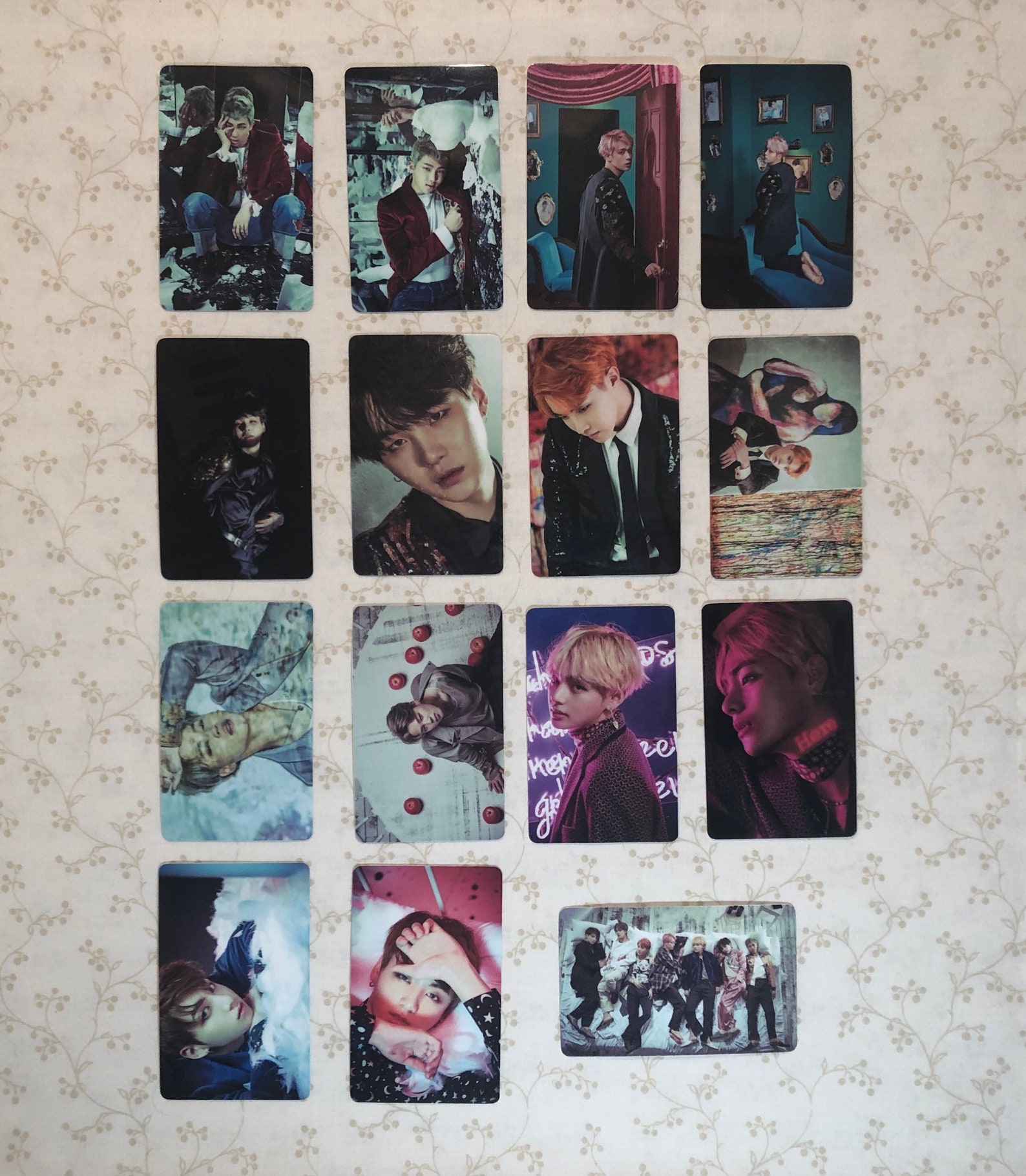BTS WINGS Photocards Laminated Waterproof Etsy