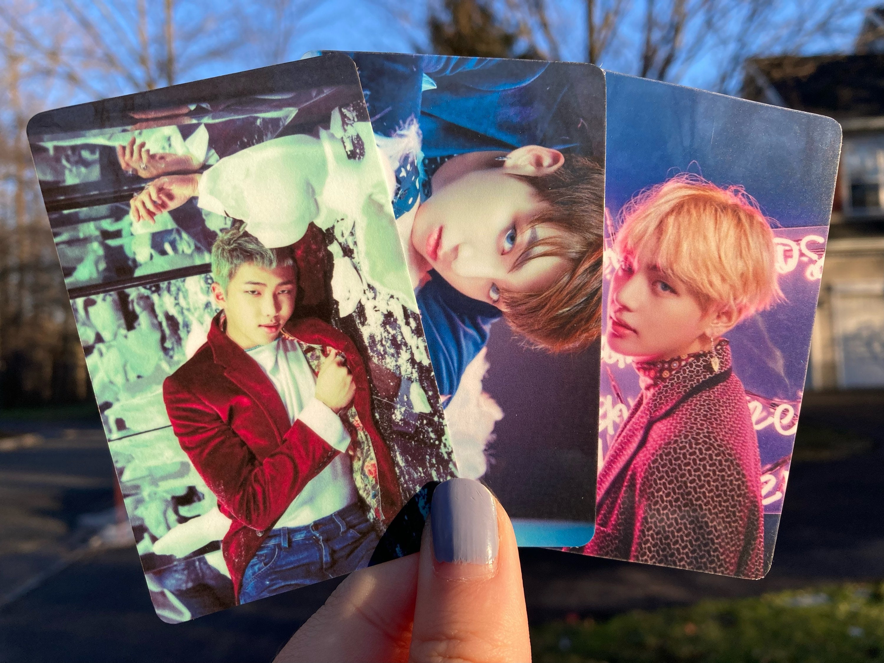 BTS WINGS Photocards Laminated Waterproof RM Jin - Etsy Finland