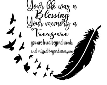 Download Life Was A Blessing Etsy