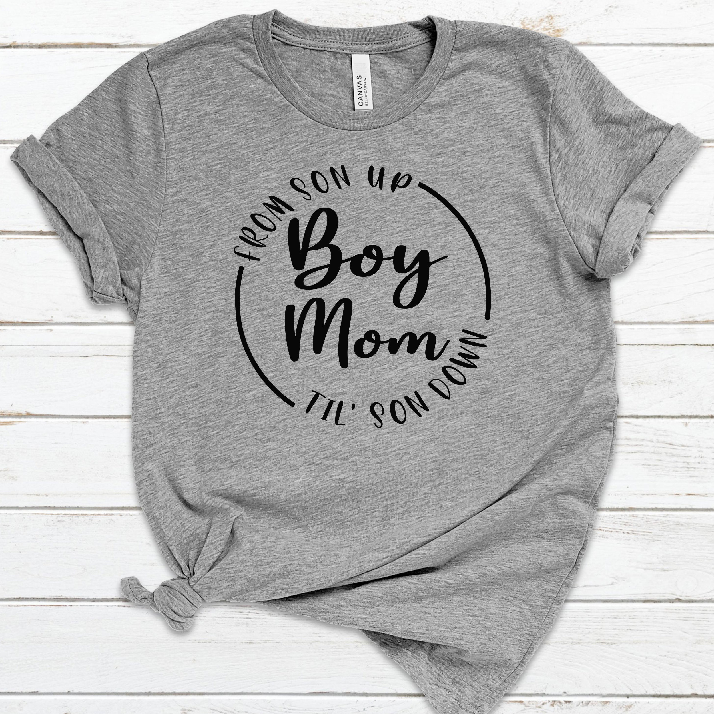 Boy MomTShirtWomen's TeeVinylGraphic TeeUnisex Etsy