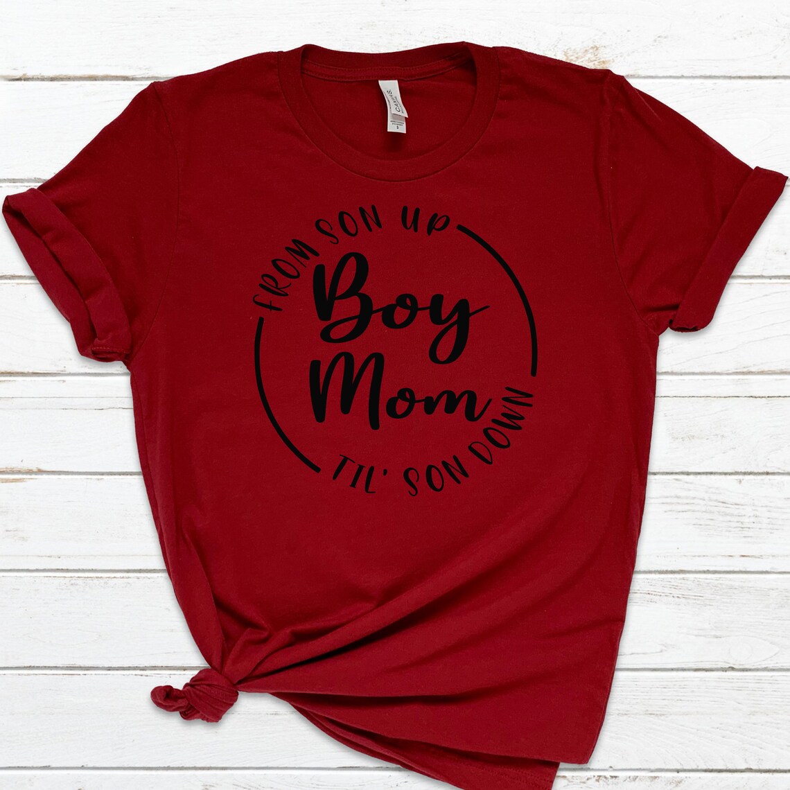 Boy MomTShirtWomen's TeeVinylGraphic TeeUnisex Etsy