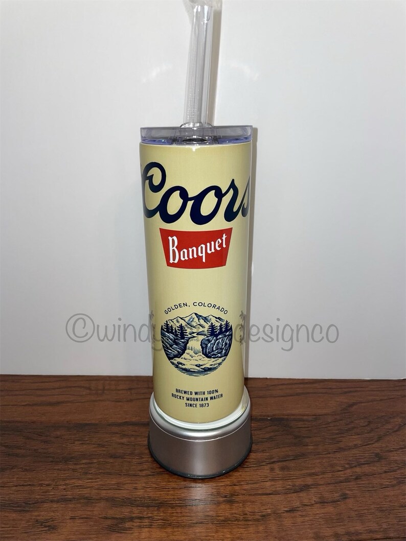 Coors Beer Tumbler Men's Tumbler Beer Tumbler Etsy