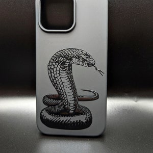 Trendy Snake Print Phone Case for iPhone Samsung Google