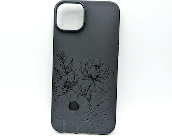 Housse de protection pour iPhone, Samsung, Google Pixel, Xiaomi Redmi, OnePlus Flower Print