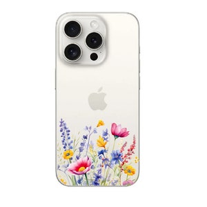 Charming Flower Phone Cover - Delicate Case for Apple Samsung Google - Floral Print