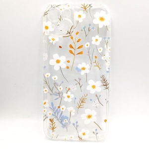 Coque de portable à motif floral pour iPhone, Samsung, Google Pixel, Xiaomi Redmi, OnePlus Small Flowers Design 3