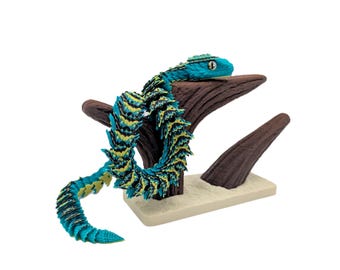 Articulated Thorny Dragon Snake – 3D Printed Fidget Toy