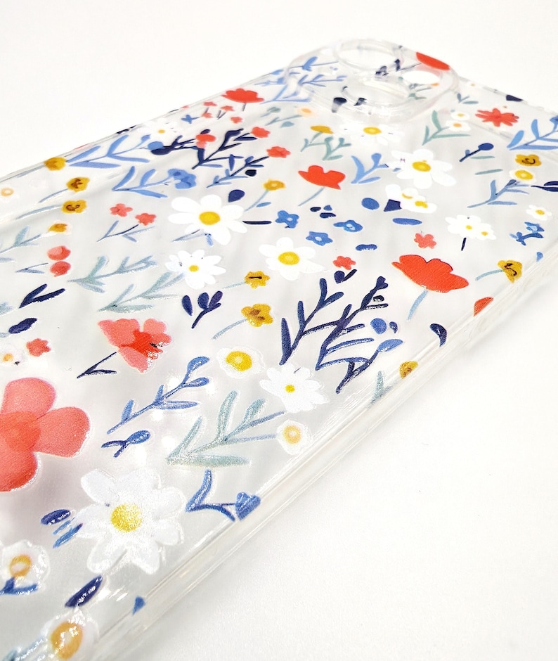 Coque de portable à motif floral pour iPhone, Samsung, Google Pixel, Xiaomi Redmi, OnePlus Small Flowers image 3