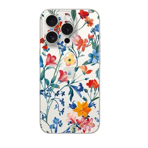 Charming Flower Phone Cover - Delicate Case for Apple Samsung Google - Floral Print