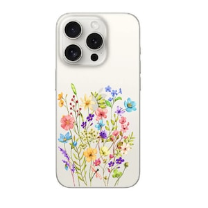Charming Flower Phone Cover - Delicate Case for Apple Samsung Google - Floral Print