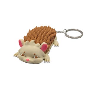 Cute Hedgehog Keychain – 3D Printed