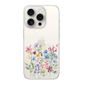 Charming Flower Phone Cover - Delicate Case for Apple Samsung Google - Floral Print