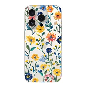 Charming Flower Phone Cover - Delicate Case for Apple Samsung Google - Floral Print