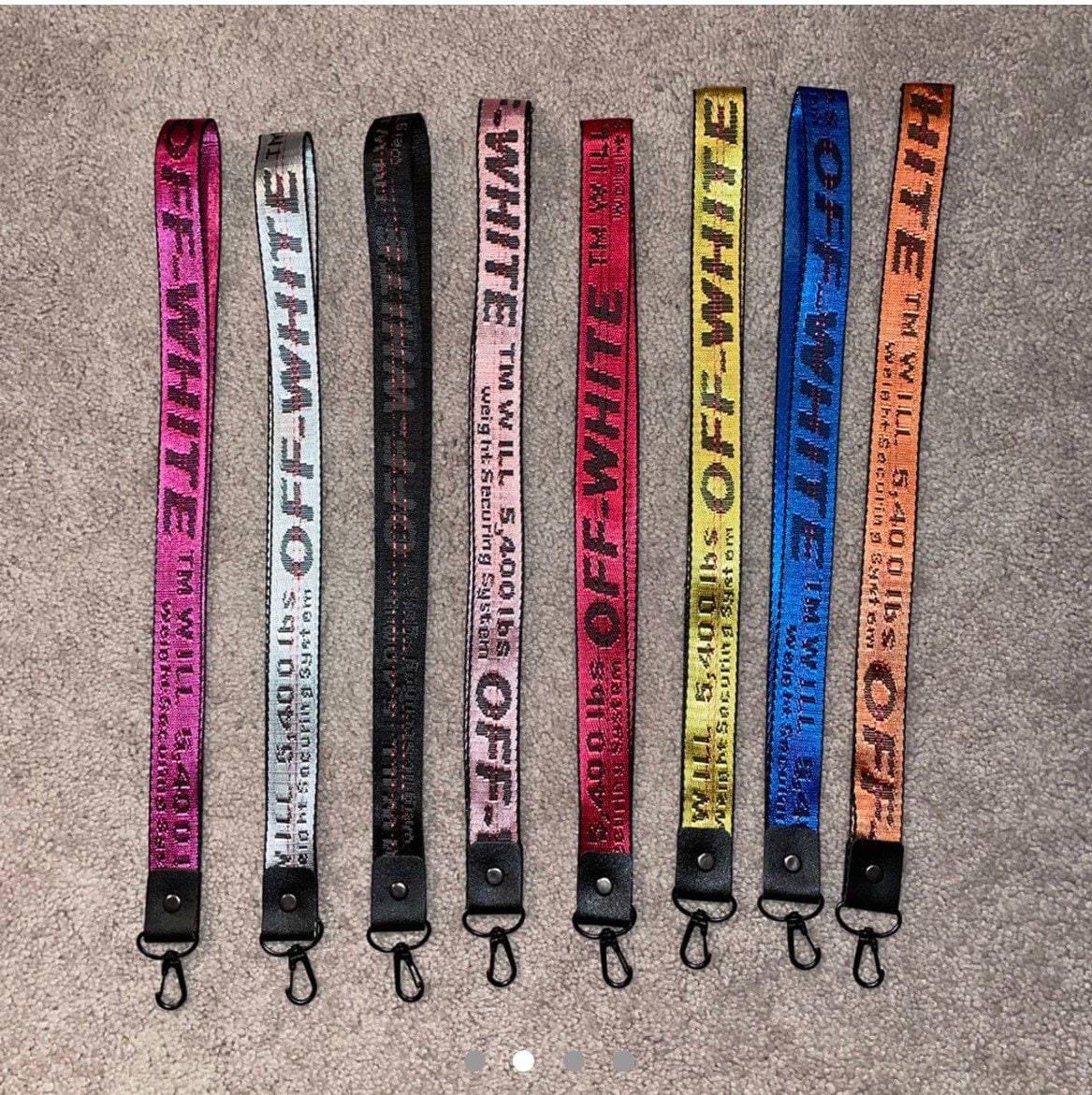 Off white inspired lanyards Etsy