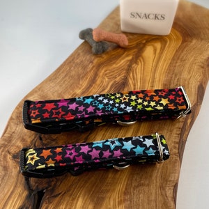 Bright star dog collar, washable, side release buckle
