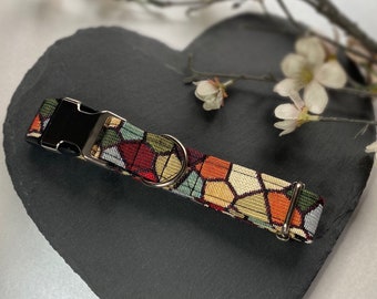 Mosaic dog collar, optional matching lead available