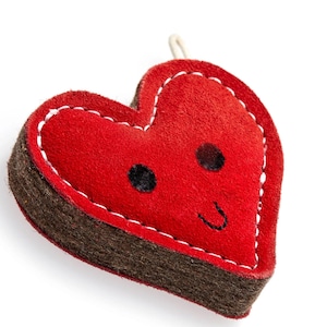 Trudy Truelove, Red heart dog toy