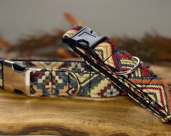 Aztec dog collar, optional matching lead available