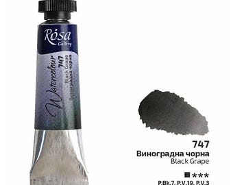 Watercolor Paint Tubes Whites, Greys and Blacks Single 10 ml by Rosa Paints, Aquarelle, Watercolour, ROSA GALLERY, Professional Grade