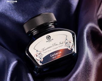 Octopus Sheen Ink Blue with Copper Bottle 30ml - CERBERUS