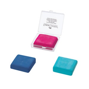 Lot De 4 Gommes Pétrissables Faber-Castell - Pour Fusain, Crayon, Pastels | Avec Étuis De Rangement
