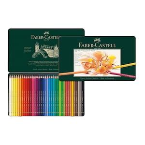 Polychromos Artists&#39; Colour Pencils in Tin 36 Set by Faber-Castell