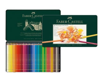 Polychromos Artists' Colour Pencils in Tin 36 Set by Faber-Castell