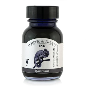 Octopus Write & Draw Ink Bottle 50ml - BLUE CHAMELEON