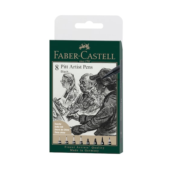 Buy Pitt Pen Pack Black by Faber-castell Online in India