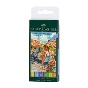 Pitt Artist Pen Summer vibes - Wallet of 6 by Faber-Castell