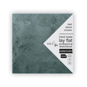 Álbum de acuarela de SM-LT #Stonebook Layflat Professional