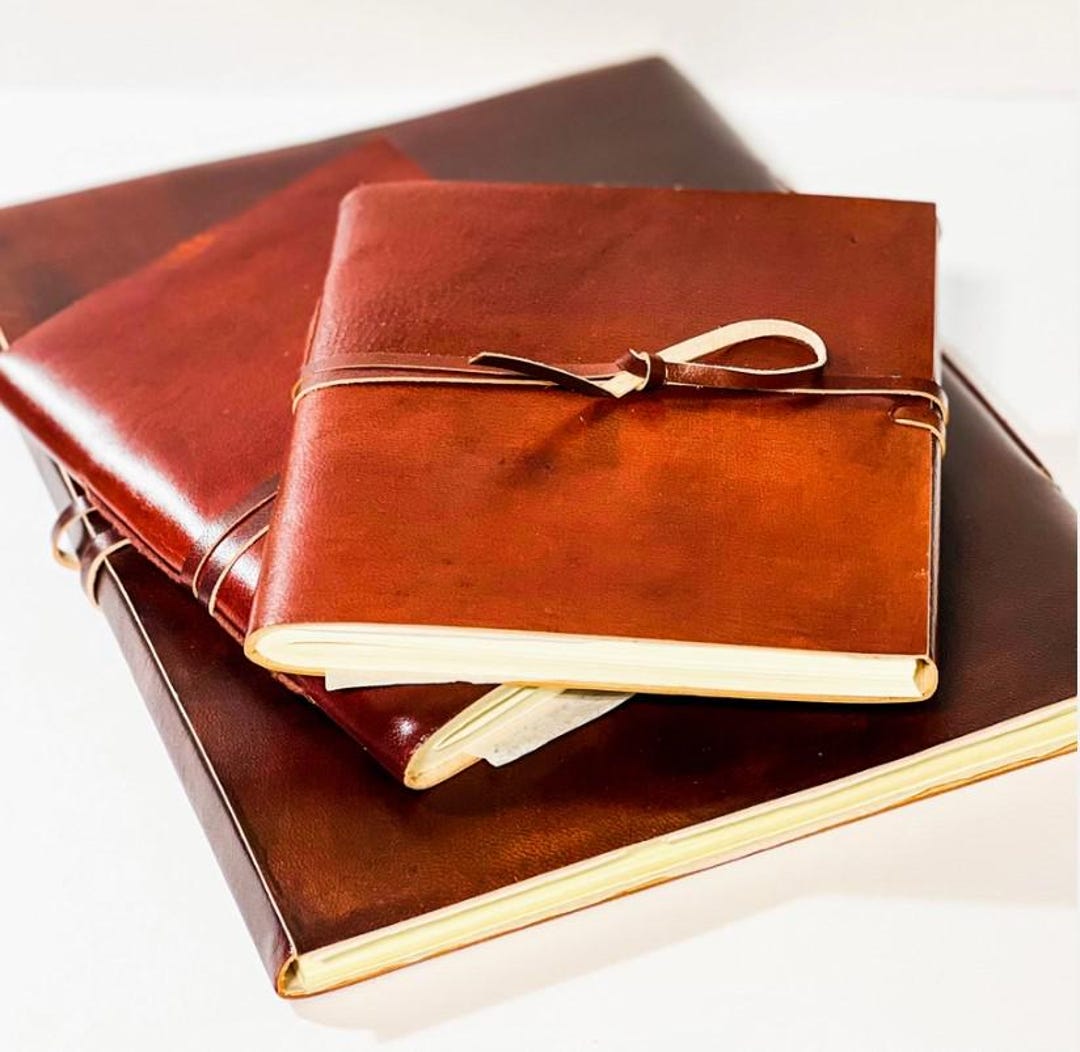 Handmade Leather Bound Journals Various Sizes for Sketching, Drawing ...