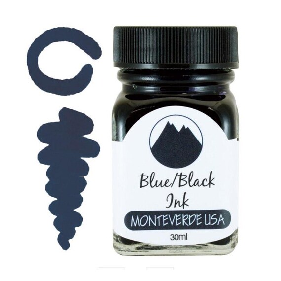 万年筆インク 30 ml ブラックとブルーのシェード コア コレクション