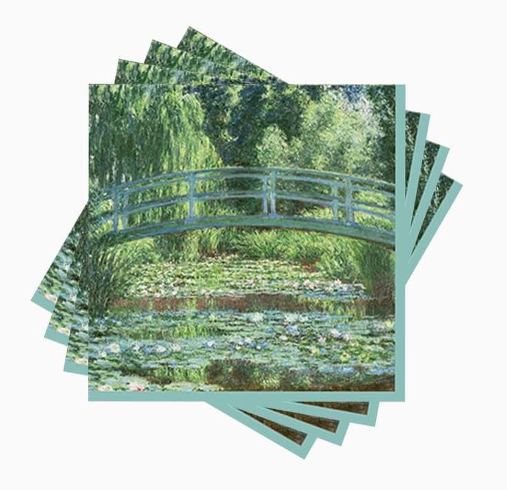 Japanese footbridge monet - Etsy 日本