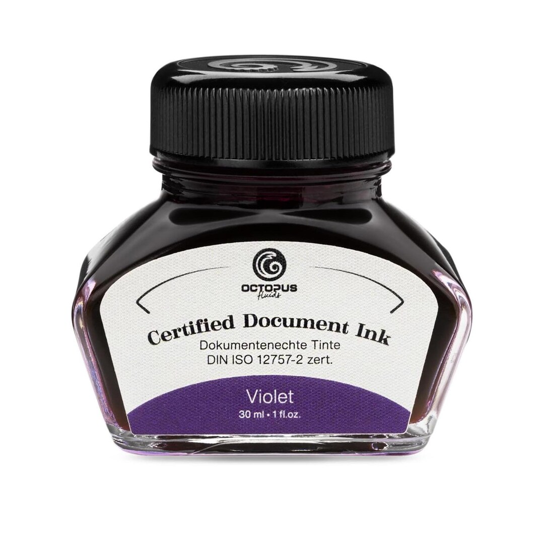 Octopus Document Ink Violet Bottle 30ml, Certified Fountain Pen Ink ...