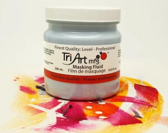 Masking Fluid for Watercolor, Liquid Paints, Various Sizes