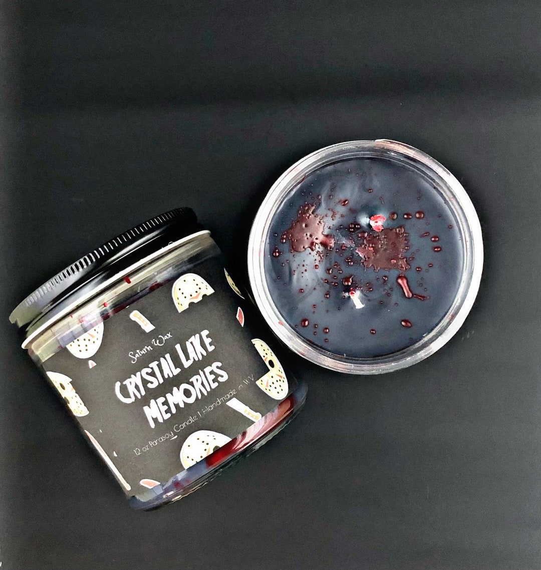 JASON VOORHEES Inspired Crystal Lake Memories Candle 12 Oz. 2 Wick