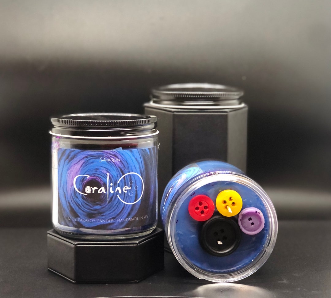 CORALINE Inspired Candle 12 Oz. 2wick Parasoy Etsy