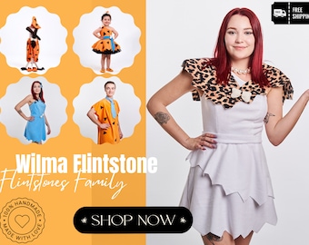 Wilma Flintstone Costume / Halloween costume for woman / Flintstone Family costume