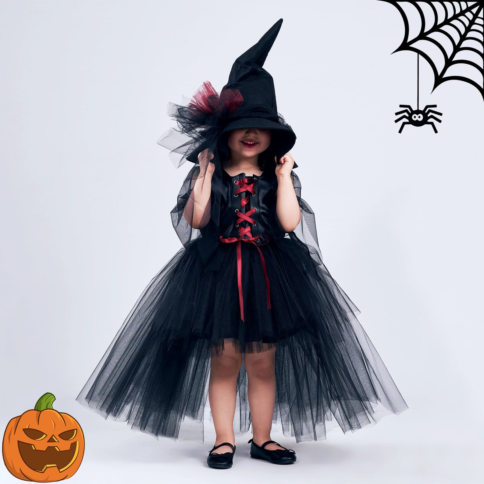 Cute Witch Costume for Girls / Halloween Outfit for Toddler / - Etsy