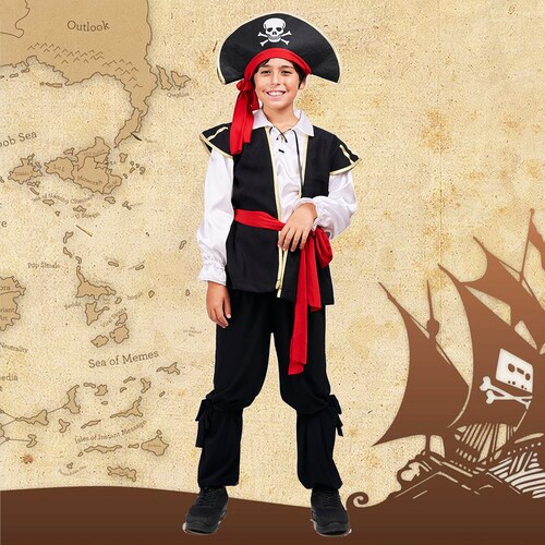 Pirate Costume for Boys / Pirate outfit shops for kids / Halloween costume for boys