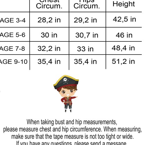 Pirate Costume for Boys / Pirate outfit shops for kids / Halloween costume for boys