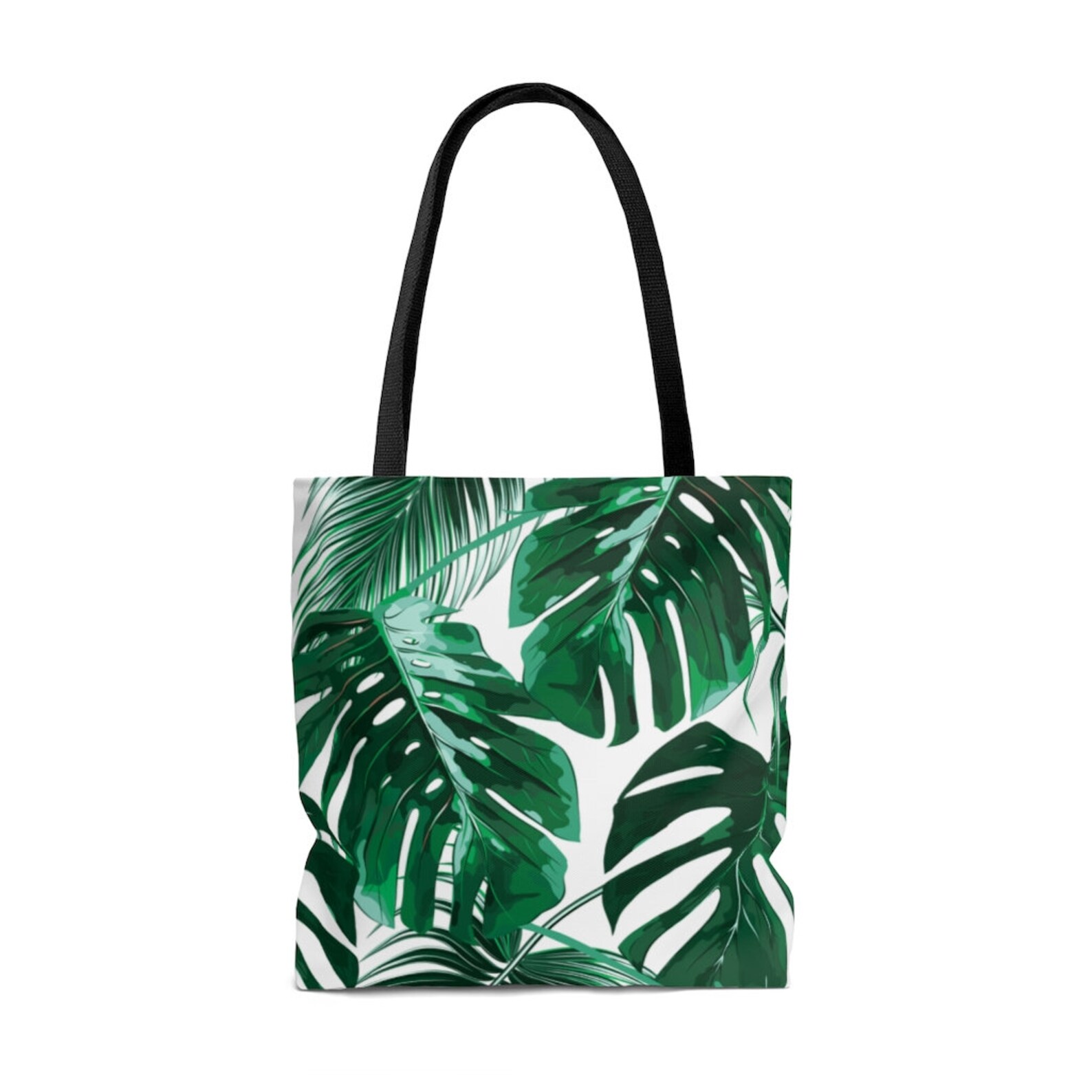 Monstera Leaves Tote Bag | Etsy