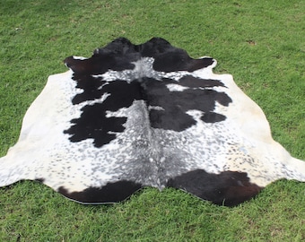 Black and White Cowhide Rug Brazilian Cowhide Rug Natural Cowhide Floor Rug on SALE