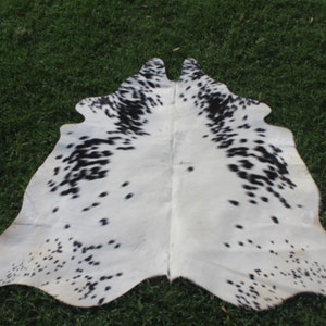 Incredibile tappeto in pelle di mucca in bianco e nero Tappeto in pelle bovina brasiliana Tappeto naturale in pelle di mucca Tappeto di pelle di mucca