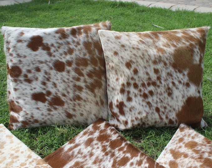 Cowhide Pillow Covers