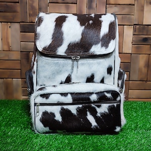 Real Cowhide Backpack Bag Cowhide Bag Leather Backpack Bag Travel Bag Real Cowhide Backpack Bag